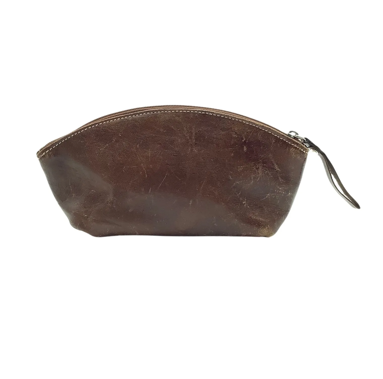 American West Women's Make Up Bag Cognac