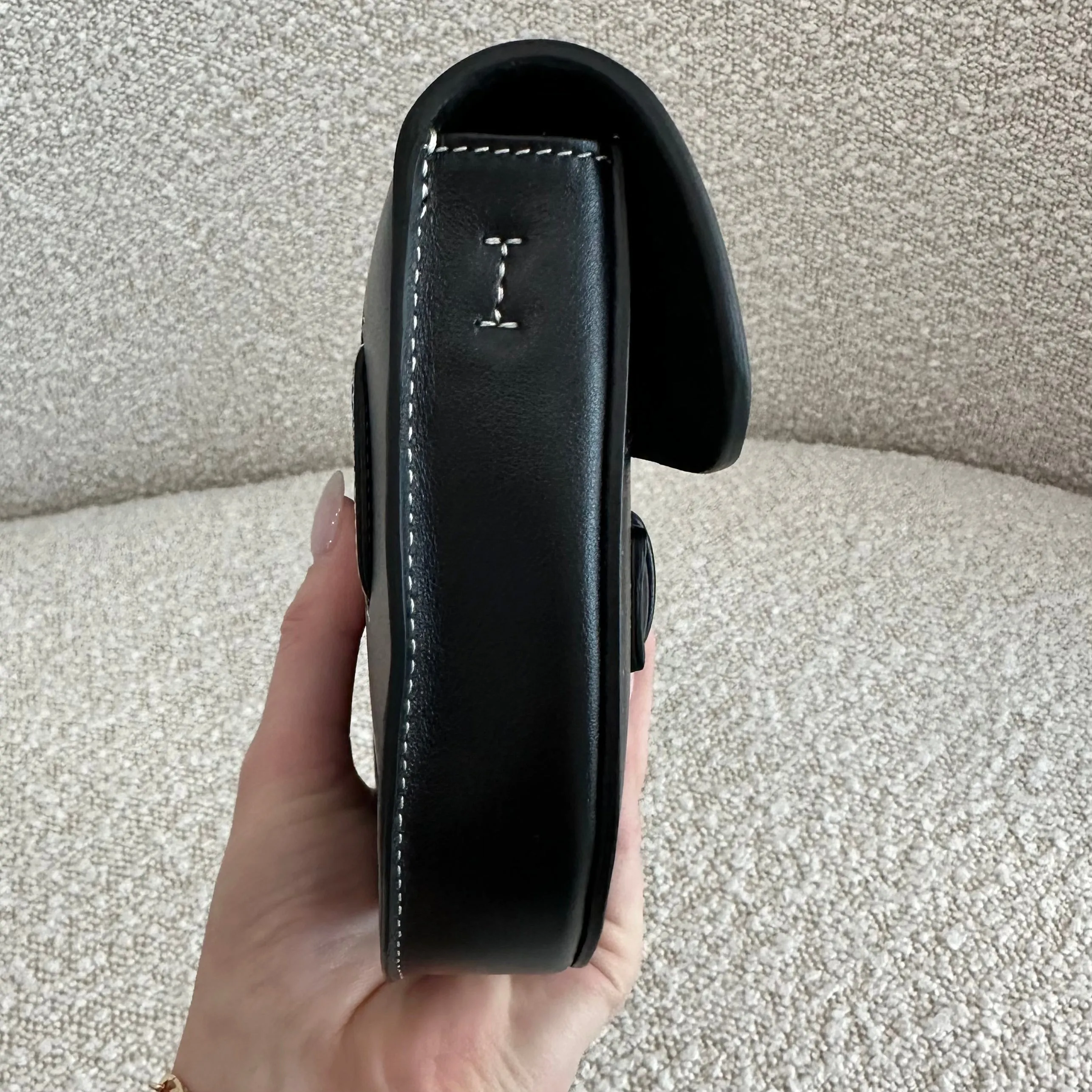 Celine Smooth Calfskin Mini Symmetrical Bag Black