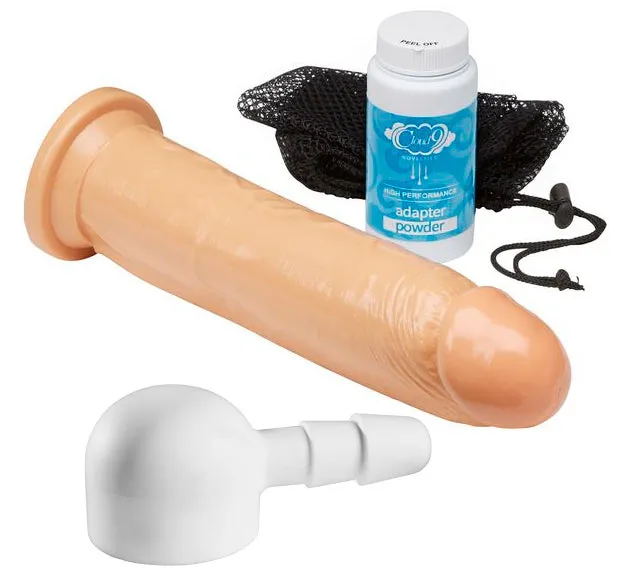 Cloud 9 VacULock Starter Kit 8 Dildo With Wand Tip "