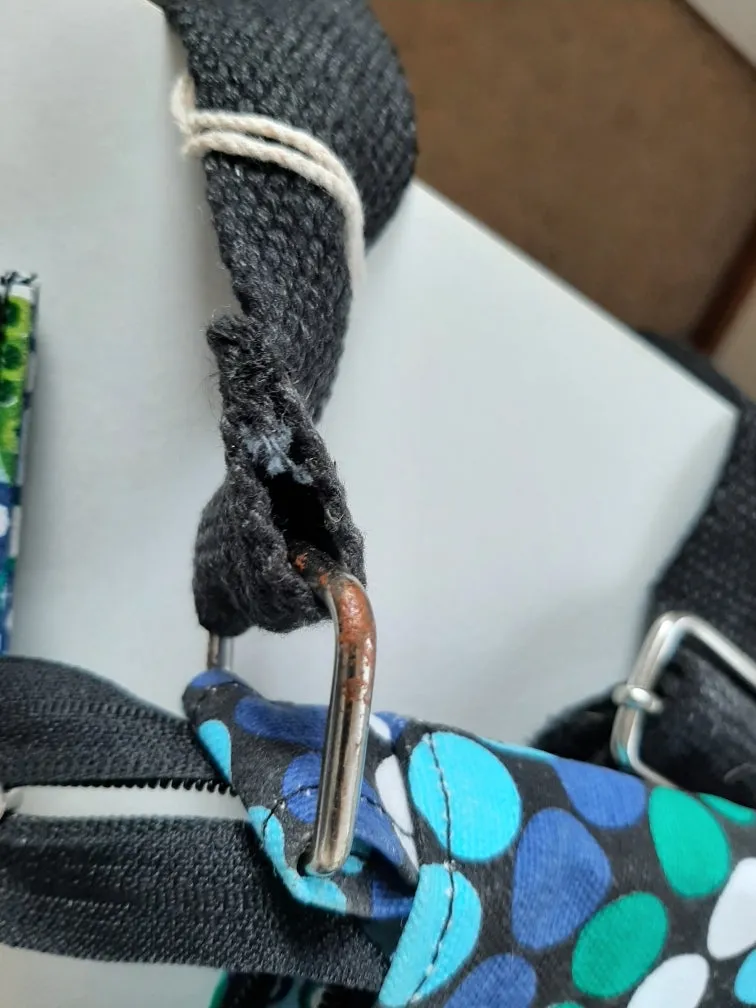 Cross Body Cotton Canvas Bag - Colin Jones - Colours Of The Reef