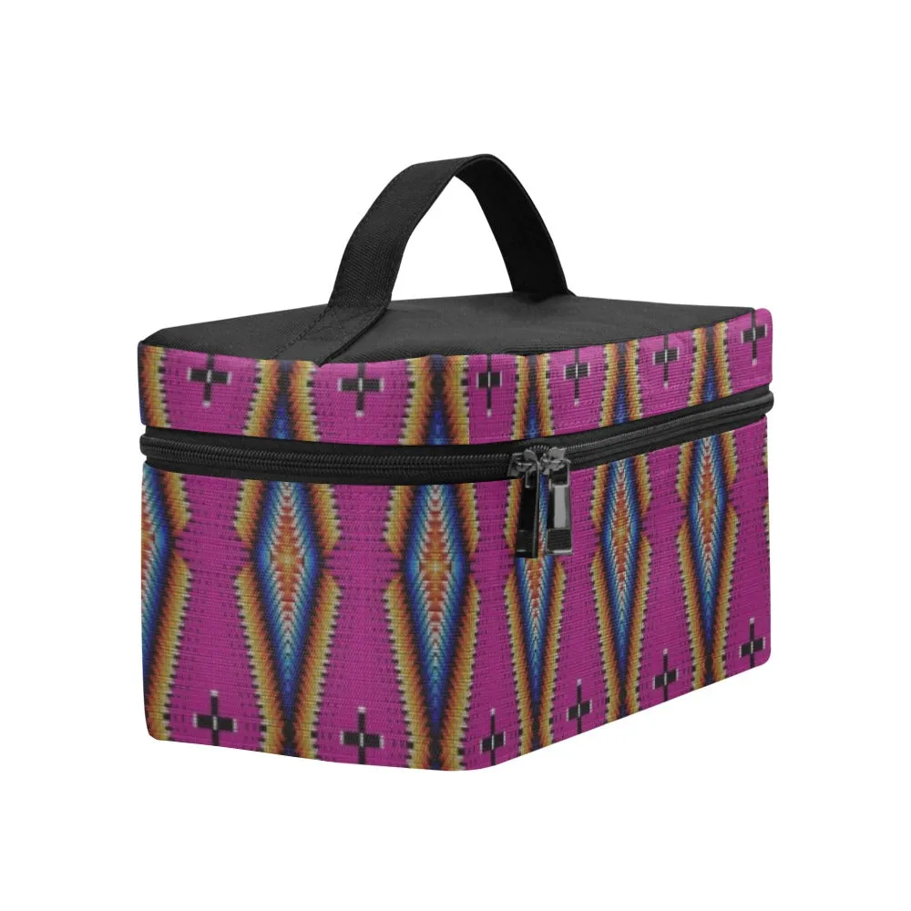 Diamond in the Bluff Pink Cosmetic Bag/Large