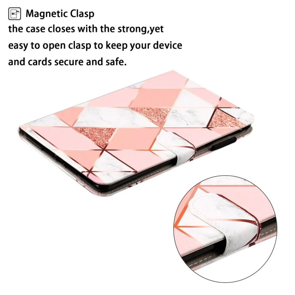 iPad (2018) / (2017) pattern leather flip case - Geometric Pattern