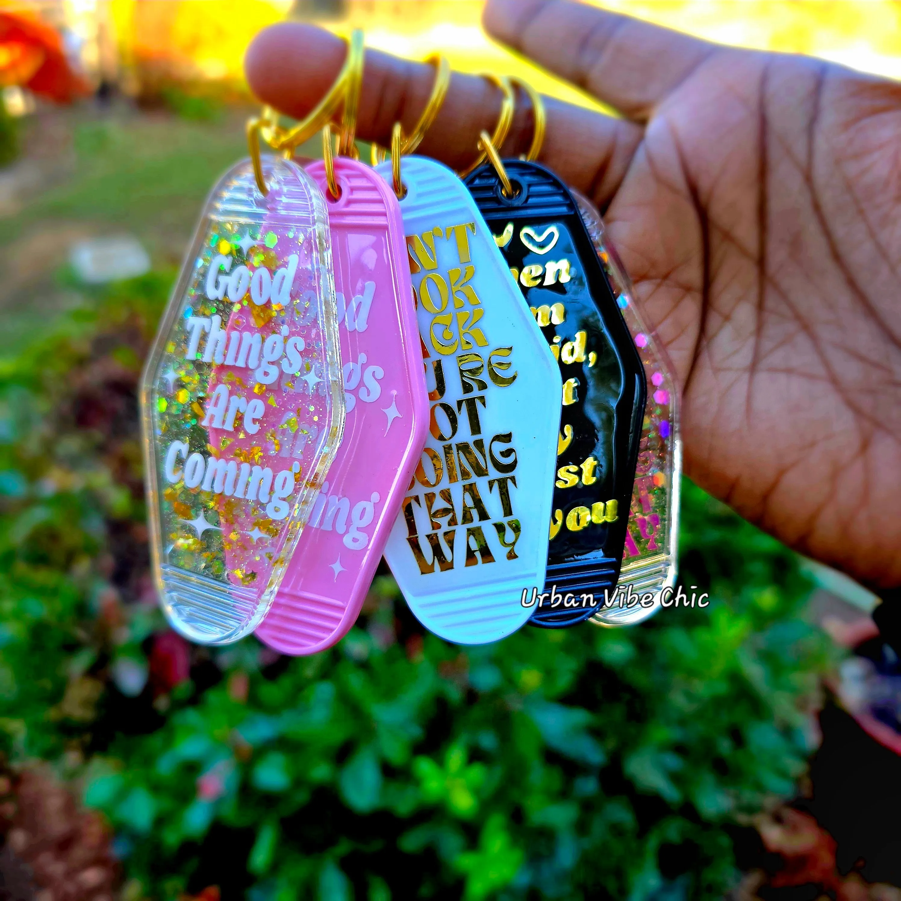 Motel Keychain - Good Things Are Coming